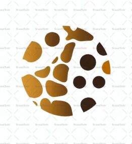 Abstrakte Giraffenflecken